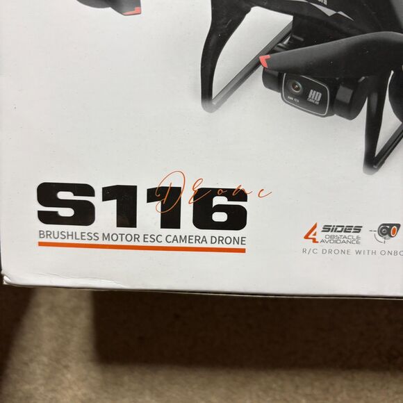 S116 NEW Flying Beginner Friendly Brushless Motor ESC Camera Drone Black - Picture 7 of 8